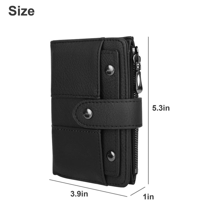  Fashion ID Long Wallet Color Matching Women Zipper Purse  Multiple Card Slots Men Wallet Slim with (Green, One Size) : Clothing,  Shoes & Jewelry