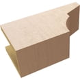 thumbnail image 6 of Ekena Millwork 6"W x 8"H x 16"L Monterey Woodgrain TimberThane Rafter Tail, Primed Tan, 6 of 6