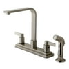 Kingston Brass NuvoFusion Double Handle Kitchen Faucet