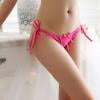 

DENGDENG Women Bowknow Low Waisted Thong Sexy Lace G-String Thongs for Women See Through Underwear