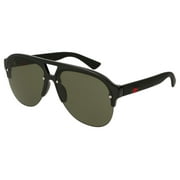 Gucci Green Aviator Mens Sunglasses