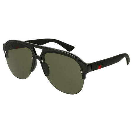 Gucci Green Aviator Mens Sunglasses