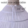 thumbnail image 4 of Vestido de novia Petticoat AtsoPop con 6 aros en forma de A para mujer, 4 of 7