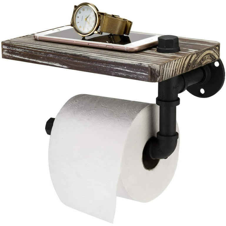  MyGift Toilet Paper Roll Storage Holder - Modern