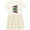 Natural with Stripes, variant on Mardi Gras Celebration Funny Crawfish Girls Toddler Dress