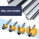 thumbnail image 3 of Madera De Carpintería Redping Router Bit Bit 4pcs aleación Fuerte Eficiente Para Carpinteros Amarillo, 3 of 7