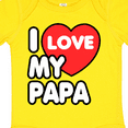 thumbnail image 4 of Inktastic I Love My Papa Boys or Girls Baby Bodysuit, 4 of 5