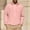 Pink, variant on Mens Summer Shirts with Hood Cotton Linen Long Sleeve Shirts Solid Color Casual Pullover Tops Hooded Sweatshirts Beach Vacation