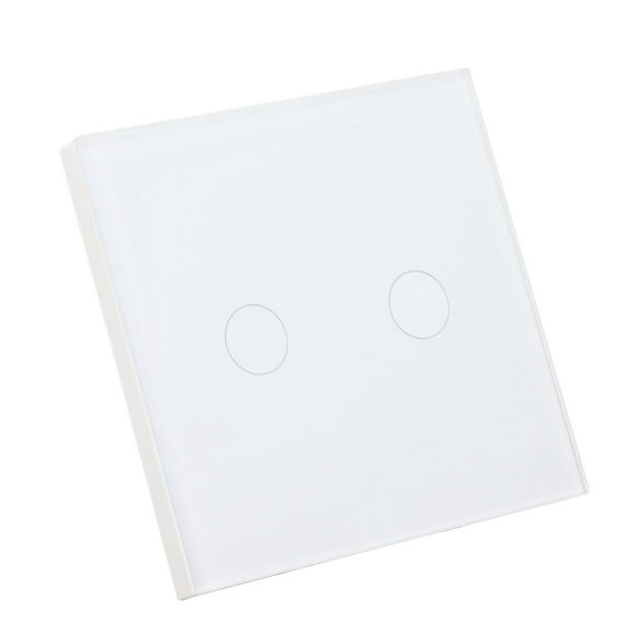Interruptor de pared de 2 bandas interruptor táctil Jadeshay Panel de vidrio compacto y liviano