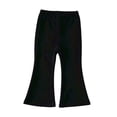 thumbnail image 5 of mgoYE Girl's Polka Dots Loose Fit Wide Leg Pants with Pocket(Black,5-6 Years), 5 of 6