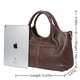 thumbnail image 5 of Monedero Iwee de piel bronceada para mujer, color café, 5 of 7