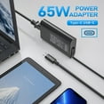 thumbnail image 3 of 65W 45W Laptop Charger USB C Type C for Dell Latitude 5420 5520 7390 7420 XPS 12 9250 13 9350 9360 Chromebook 3100 5190 LA65NM190 Adapter Power Cord, 3 of 6