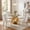 5-Piece Table Set, variant on 47.24" Round Dining Table, 0.39" Thick Tempered Glass Top, Flower-Shaped Stainless Steel Base, Modern Elegant Style for Kitchen, Living Room