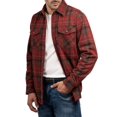 thumbnail image 3 of Jachs Men's Flannel Shirt - Color Red - Size XL, 3 of 5