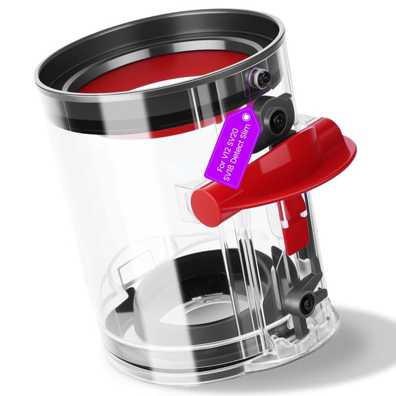 AFDD Dust Bin Replacement Parts Compatible with V12 Detect Slim V10 Digital Slim Vacuum Cleaner Canister Attachment