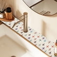 thumbnail image 2 of Yayeee Faucet Mat for Kitchen Sink 30" Diatomite Long Splash Guard Pad, Beige Cartoon Planes Pattern, 2 of 7