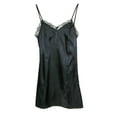 thumbnail image 2 of Coeur D'Alene Women's Lace-Trimmed Satin Chemise, 2 of 5