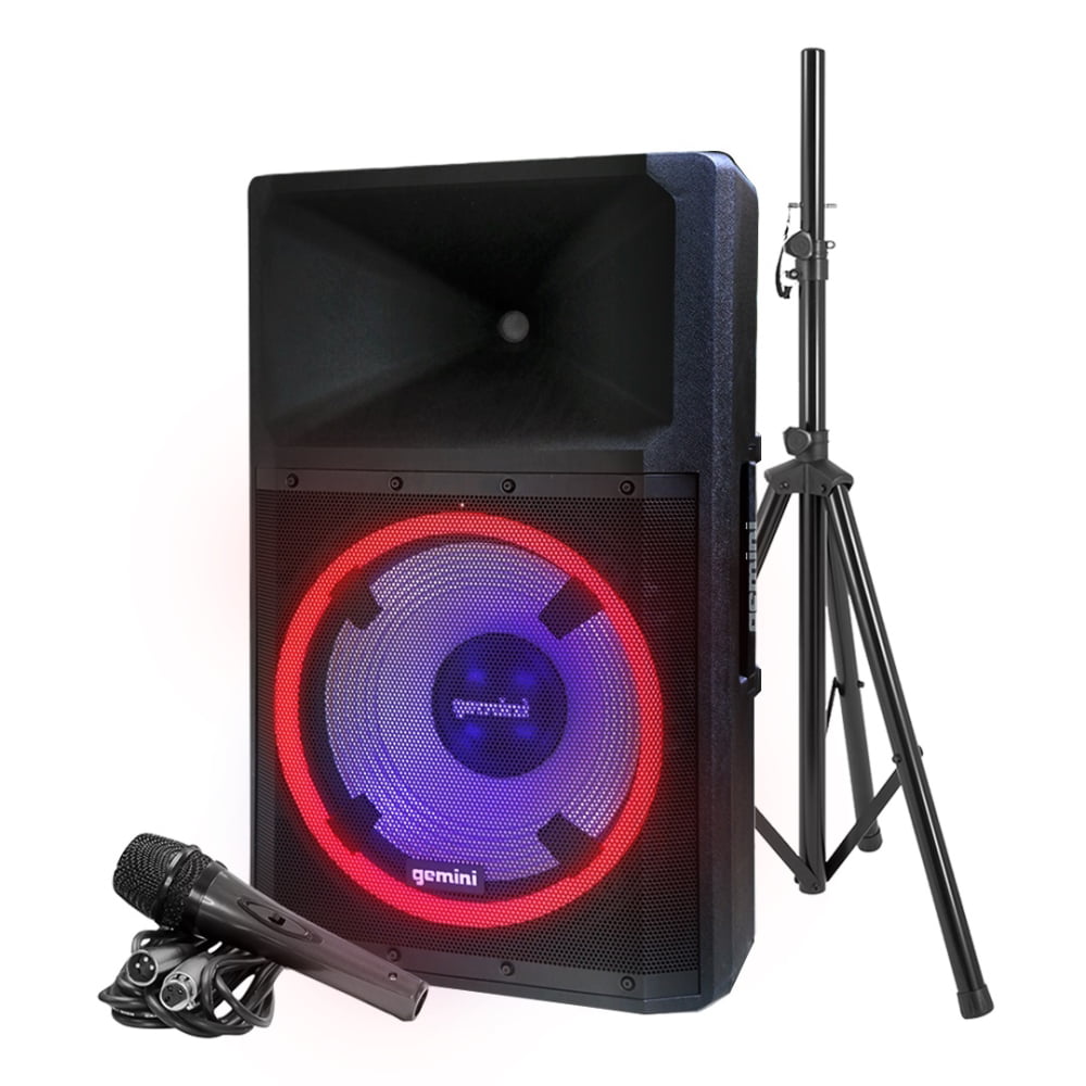 QFX PBX621501 15 in Battery Powered Portable Bluetooth Party Speaker 