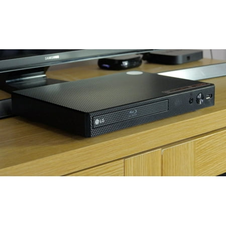LG - Streaming Audio Wi-Fi Built-In Blu-ray Player - Black