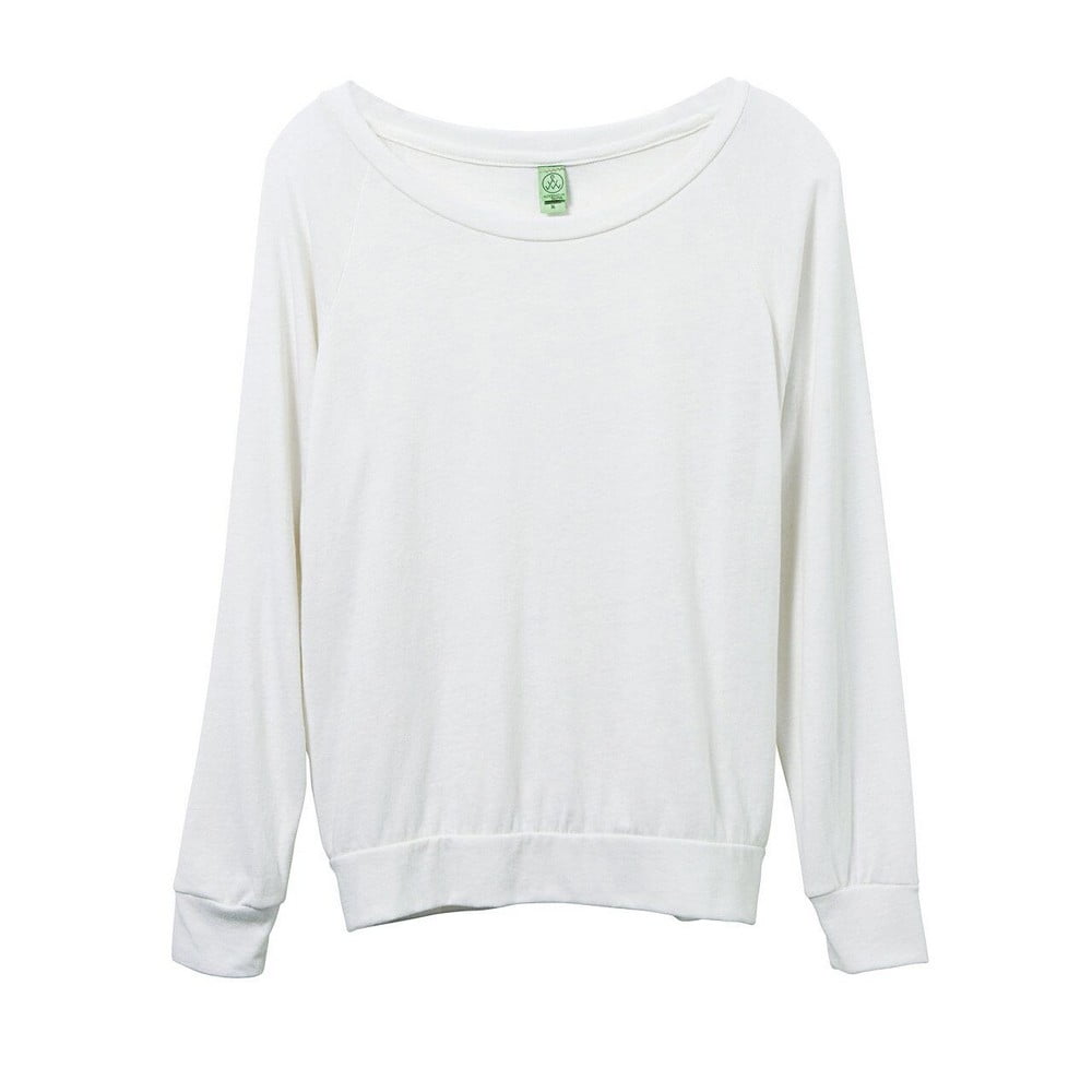 Alternative Apparel WomensLadies Eco Jersey Slouchy Pullover Alternative Apparel WomensLadies Eco Jersey Slouchy Pullover