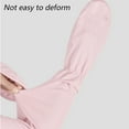thumbnail image 4 of Guantes de invierno para hombres y mujeres, guantes cálidos para pantalla táctil para clima frío, puños elásticos, tejido elástico, negro, L,, 4 of 5