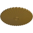 thumbnail image 3 of 47 5/8"OD x 2"P Shakuras Ceiling Medallion (For Canopies up to 6 1/2"), Hand-Painted Gold, 3 of 5