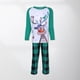 thumbnail image 2 of Vestido para padres e hijos con estampado de cabeza de ciervo ropa de dormir familiar a cuadros estilo navideño, 2 of 8