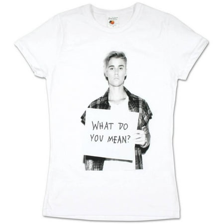 Women's: Justin Bieber- What Do You Mean Apparel Womens T-Shirts -