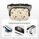 thumbnail image 5 of Fotbe Vegetable Cangurera Cuadrada con Estampado de Doble Capa, Bolsa de Cintura Ajustable Mini para Hombres y Mujeres, 5 of 9