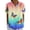 Multicolor 3, variant on Shirts for Women Summer Short Sleeve 90s Halloween Print Casual Collared Work Blouse