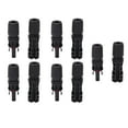 thumbnail image 1 of Waterproof PV Connector,5 Sets Solar PV Solar Panel Cable Connector Solar Power Parts Luxury Finish, 1 of 8