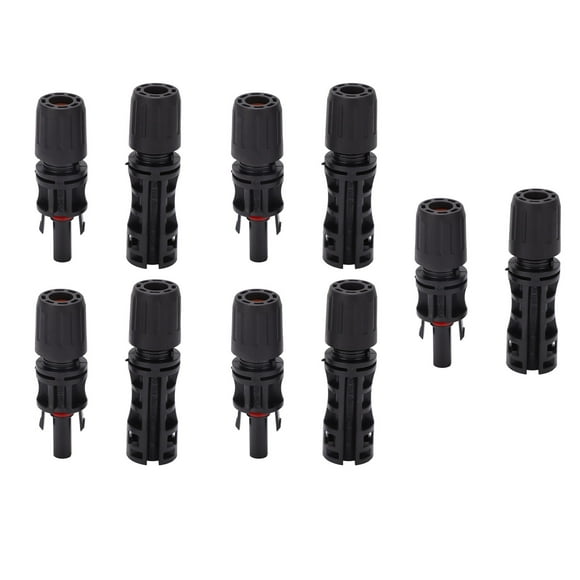 Waterproof PV Connector,5 Sets Solar PV Solar Panel Cable Connector Solar Power Parts Enhanced Features