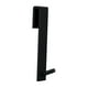 thumbnail image 5 of Ganchos para puerta extensibles para toallero de baño, ganchos acrílicos para puerta de ducha, toallas Negro, 5 of 9