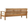 thumbnail image 6 of Lounge Sofa, Wood, Brown Natural White, Modern Contemporary Urban Design, Outdoor Patio Balcony Cafe Bistro Garden Furniture Hotel Hospitality, 6 of 10