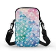 thumbnail image 2 of HELLHERO Skull Galaxy Lightning 2 Zippers Women Messenger Bag Polyester for Women, 2 of 7