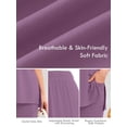 thumbnail image 5 of SHOWMALL Plus Size Matching Sets for Women 2 Piece Leisure Outfits Short Sleeve Lounge Wear with Pockets Heather Gray 5X, 5 of 9