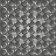 thumbnail image 1 of Ahgly Company Indoor Square Patterned Dark Gray Novelty Area Rugs, 4' Square, 1 of 6