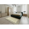 thumbnail image 5 of Ahgly Company Machine Washable Indoor Rectangle Traditional Khaki Green Area Rugs, 4' x 6', 5 of 7