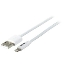 Tripp Lite 10ft USB Sync and Charge Cable with Lightning Connector, White