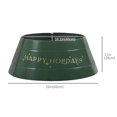 thumbnail image 3 of HOMCOM 26 Inch Christmas Tree Collar Ring, Stand Cover for Decor, Green, 3 of 10