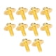 thumbnail image 4 of Tornillo dorado, kit de batería de 10 piezas, kit de tambor de oído, tornillos, accesorios de batería probados y confiables, 4 of 8
