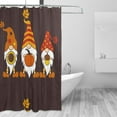 thumbnail image 2 of Disketp Fall Gnomes Stall Fabric Shower Curtain Liner Waterproof - 72" x 72", Lightweight Stall Size Shower Curtain Machine Washable - 60x72, 2 of 5
