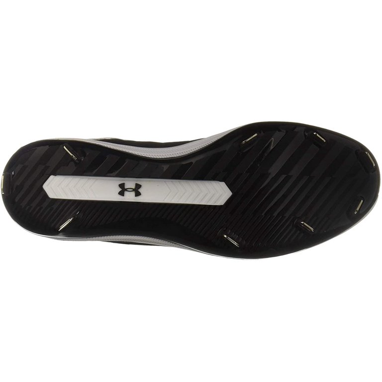 New Under Armour Yard Low ST Mens Size 13 Black/White Baseball