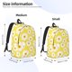 thumbnail image 2 of Disketp Daisies Flowers Mochila de Lona Estampada, Mochila Escolar de Viaje Ligera para Estudiantes y Portátil-Small, 2 of 5