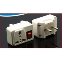 Universal Plug Adapter with ON/OFF Switch for Europe Outlets - Walmart.com