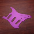 thumbnail image 1 of Guitarra Pickguard Scratch Plate 11 Agujeros con Tornillo Aluminio Metal Morado Reemplazo para  Mexicano / Americano Estándar Moderno CUTICAT  Placa de rayado del golpeador, 1 of 8