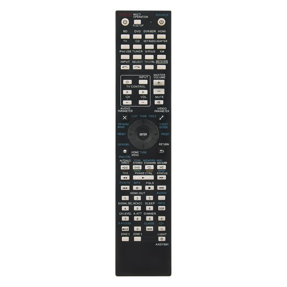 Allimity AXD7591 Replaced Remote Control Compatible with Pioneer AV Receiver AXD7613 VSX-1120 VSX-1120-K VSX-1121 VSX-1121-K VSX-1125 VSX-1125-K VSX-1325 VSX-1325-K SC-1525 SC-1525-K