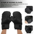 thumbnail image 5 of Niceauty Professional Thai Gloves PU Anti-Tear Black for Sports Training, 5 of 5