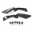thumbnail image 2 of Speravity Pack de 2 Espejos Moto Líneas Hermosas Rotación 360° Vista Trasera Visión Gran Angular Resistencia a la Corrosión Accesorios Ciclomotor Accesorios para motos Speravity VI002042-00B, 2 of 6