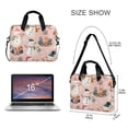 thumbnail image 3 of FORMRS 16" Laptop Bag Carrying Sleeve Case with Handle Travel Shoulder Briefcase, Christmas Snowman, 3 of 8
